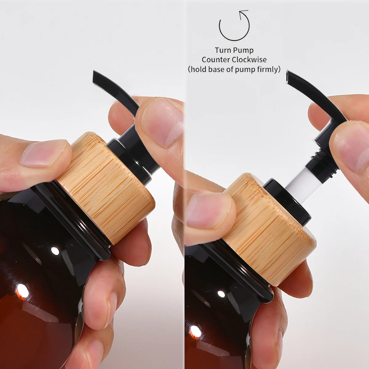 Refillable Plastic Hand Soap Dispenser Lotion Disepnser Bottle Press Pump Soap Bottle Kitchen Countertop Decoration Dish