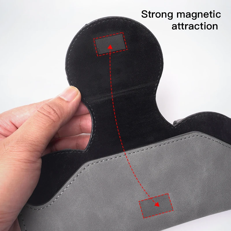 Car Logo Glasses Case Sun Visor Sunglasses Card Organizer Box