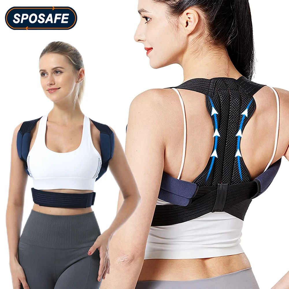 Posture Corrector for Men Back Support Belt for Pain Relief for Women  Adjustable Upper Back Straightener