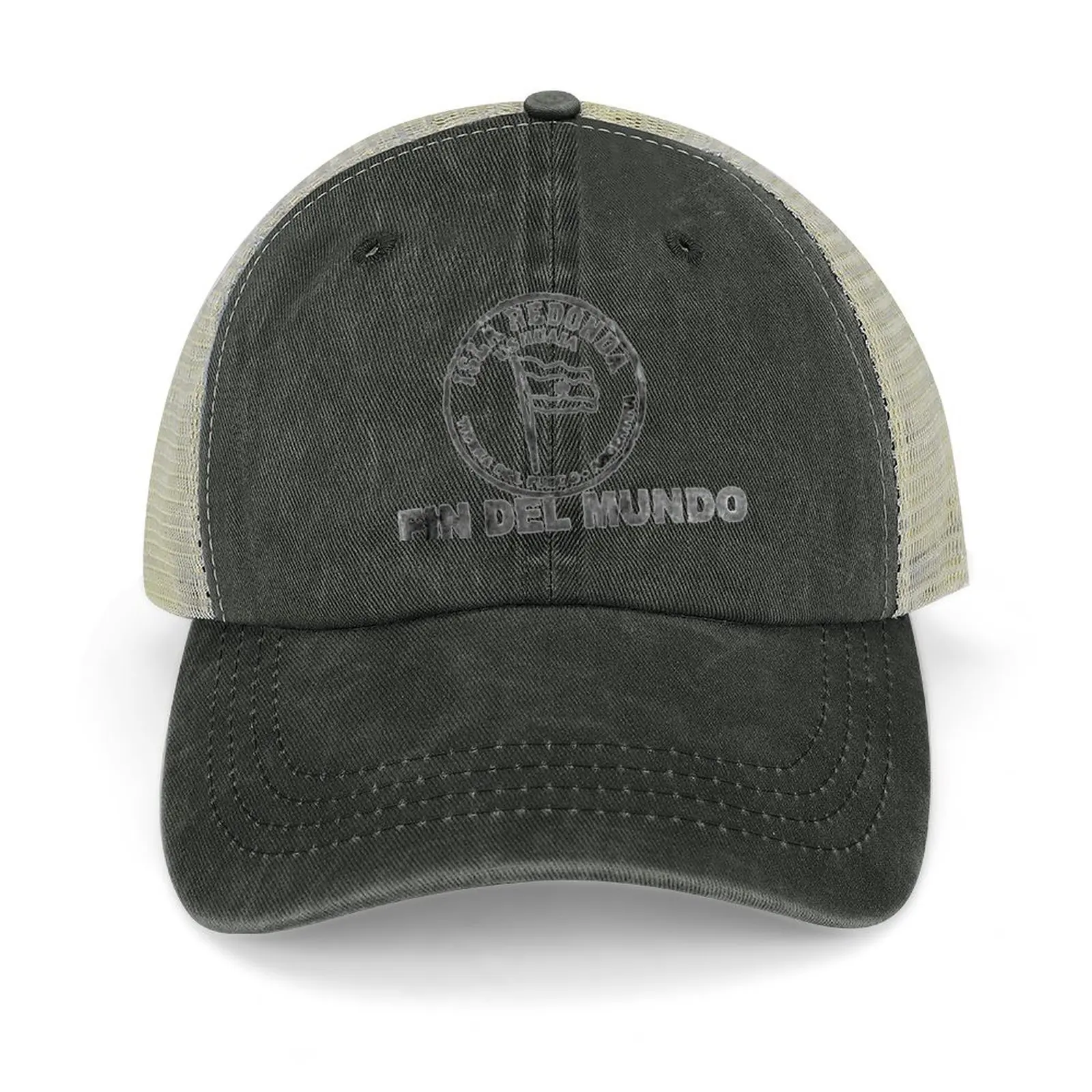

Round Island postage stamp Cowboy Hat cute summer hat Luxury Woman Men's