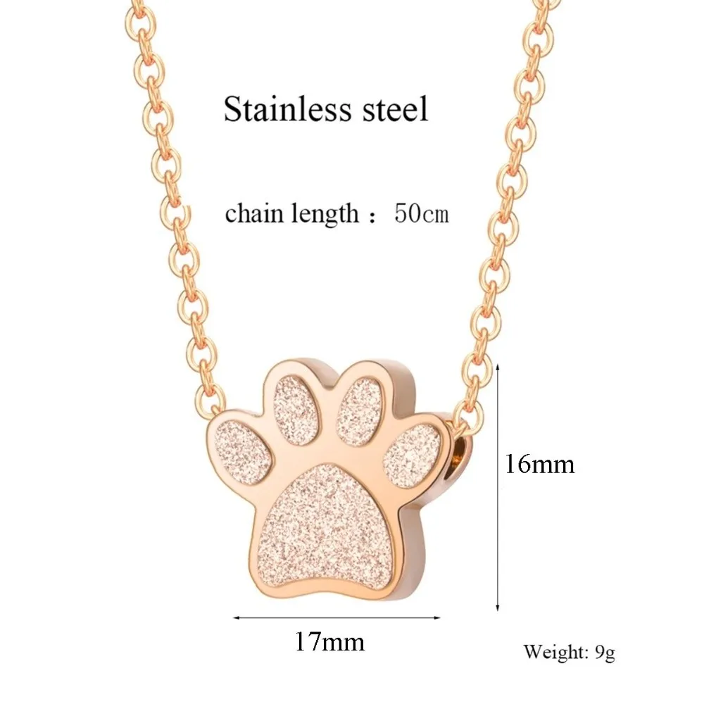 Pet Paw Print Urn Necklace 6