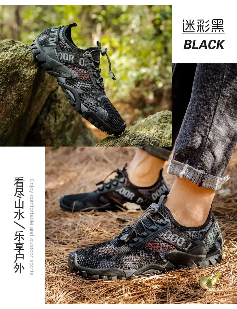 Neue Herrenschuhe, fliegendes gewebtes Mesh, sportlich, atmungsaktiv, leicht, lässig, Sport, Laufen, weiche Sohle, Reiseschuhe, Sneakers, cremefarbene Schuhe – Detail 13