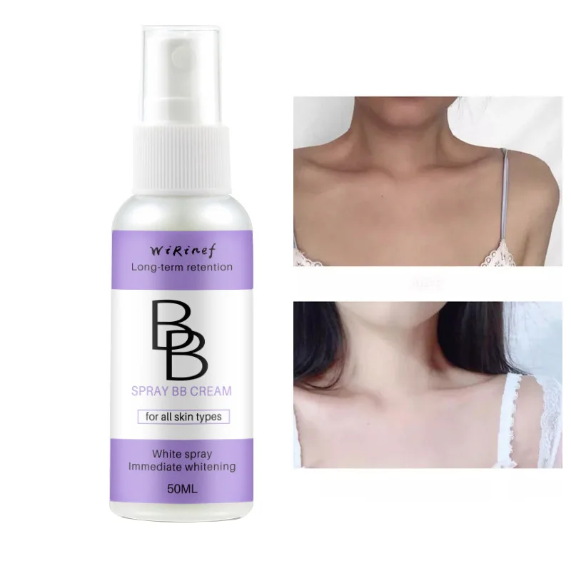 

BB Cream Spray Liquid Foundation Concealer Brighten Whitening Moisturizing Base Face Foundation Makeup Cosmetic Skin Care Cream
