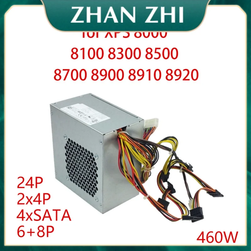 

NEW 460W for XPS 8000 8100 8300 8500 8700 8900 8910 8920 T3630 5680 R7 R6 R5 Power Supply AC460AM-01 DM1RW AC460AM-00