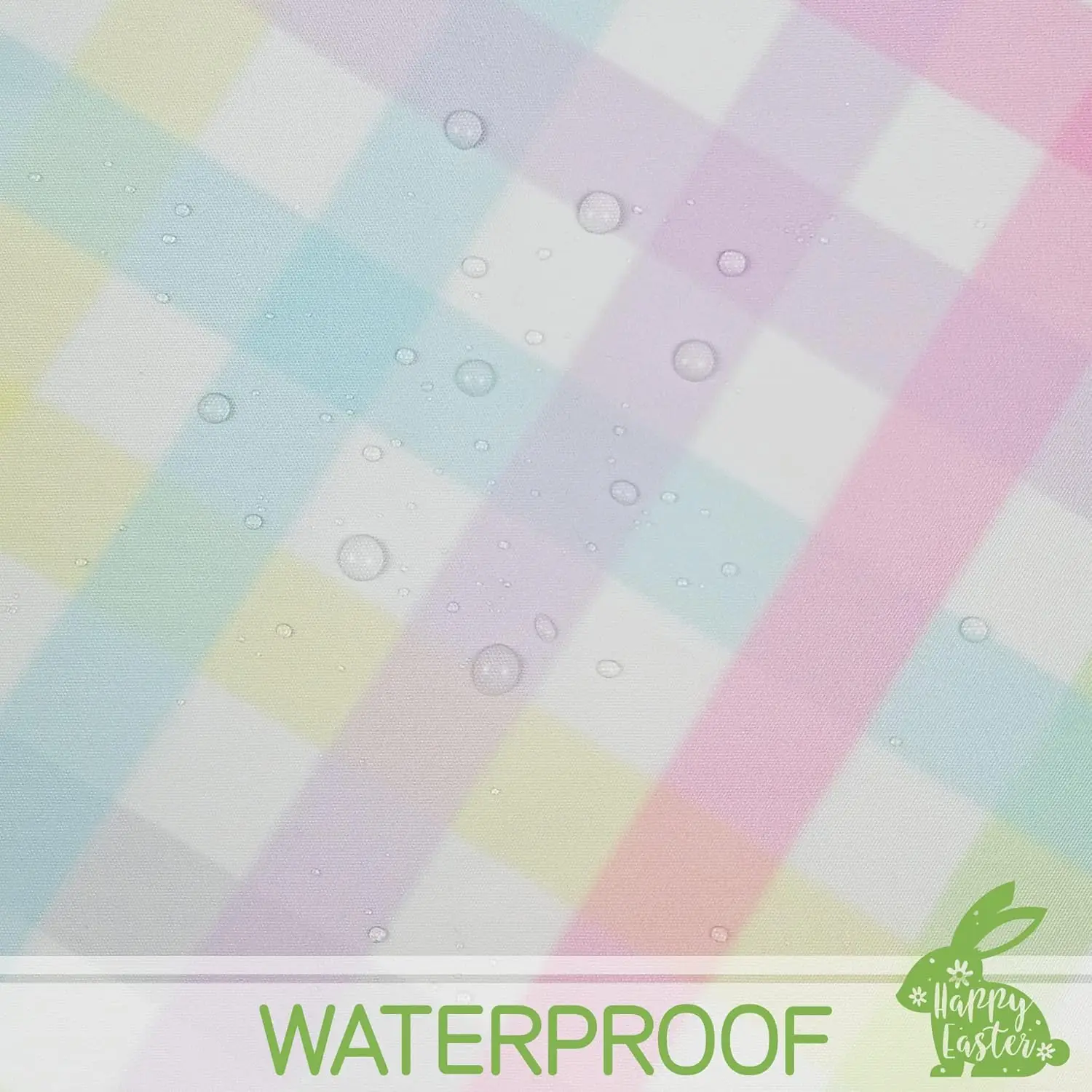 Spring Watercolor Buffalo Plaid Rectangle Tablecloth Wedding Party Decor Kitchen Dining Waterproof Table Cloths Home Decorations 4