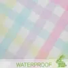 Spring Watercolor Buffalo Plaid Rectangle Tablecloth Wedding Party Decor Kitchen Dining Waterproof Table Cloths Home Decorations 4