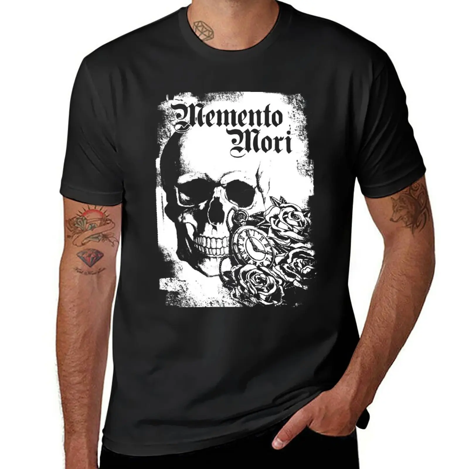

New Memento Mori T-Shirt plain t-shirt custom t shirts Men's cotton t-shirt