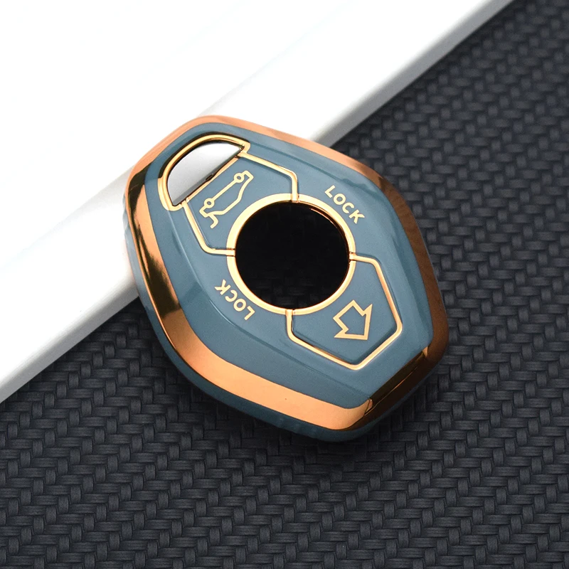 Deluxe Protective TPU Car Key Cover with Fob Sleeve