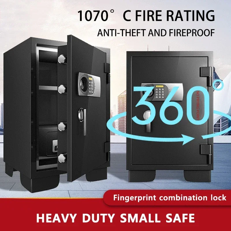 Safe Box Electronic Password Fireproof Anti-theft Home Office File Thickened Cabinet Heavy And Small Safe Money Box MC-620