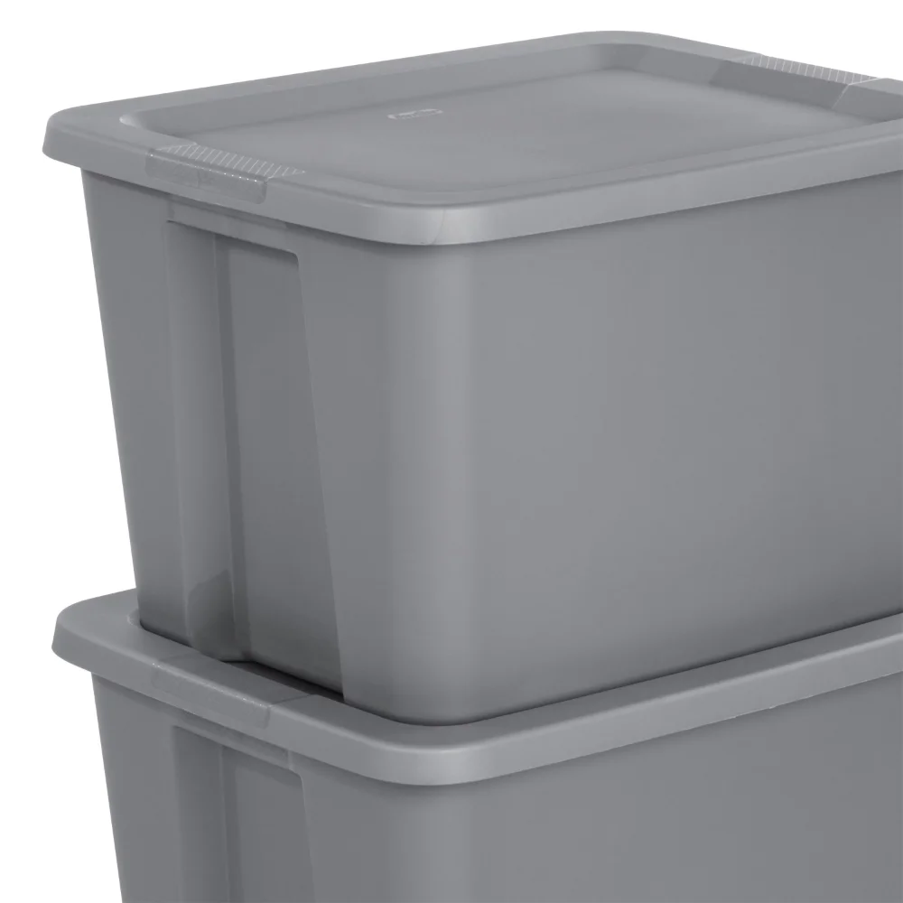 Sterilite 18 Gallon Tote Box Plastic, Gray - Walmart.com  Organize plastic  containers, Sterilite, Plastic box storage