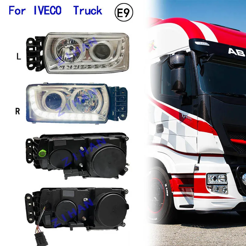 1 Pz Camion Faro Anteriore Sinistro Destro Per Iveco High-Way Eurocargo Stralis Trakker Truck 5801745447 5801571745 5801571746