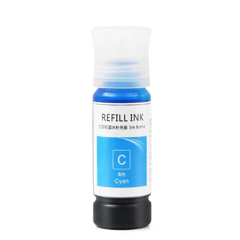 Recarga bk Pigmento Tinta & c m y Tintura para Epson Eco Tanque L6580 L15180 M15140 L6570 L6550 L6490 L6460 L15160 L15150 L11160 112 T112 - Imagem 4