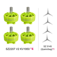 MEPS 4pcs SZ2207 V2 FPV Motors & 4pcs SZ5145 Propellers Bundle 2