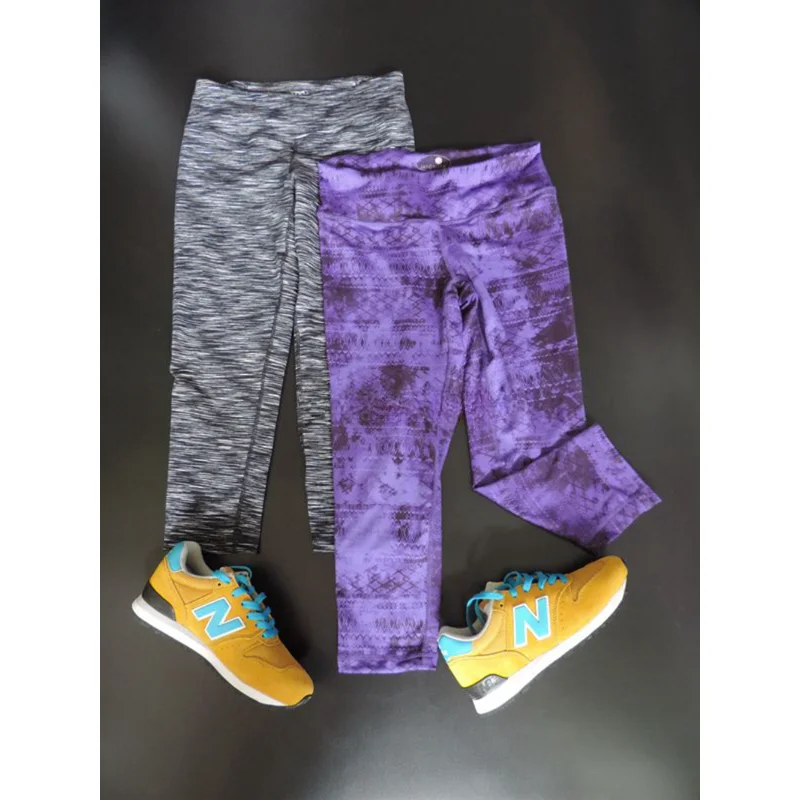 

Popular Sports Pants Quick Dry Training Running Yoga Fitness Body Shaping and Slim Looking Medium Long Trousers 7 Pants Women
