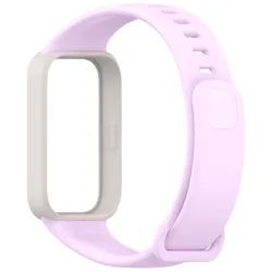 Silicone Replacement Strap for Smart Wristbands - Vibrant & Durable Bracelet Accessory (Purple)