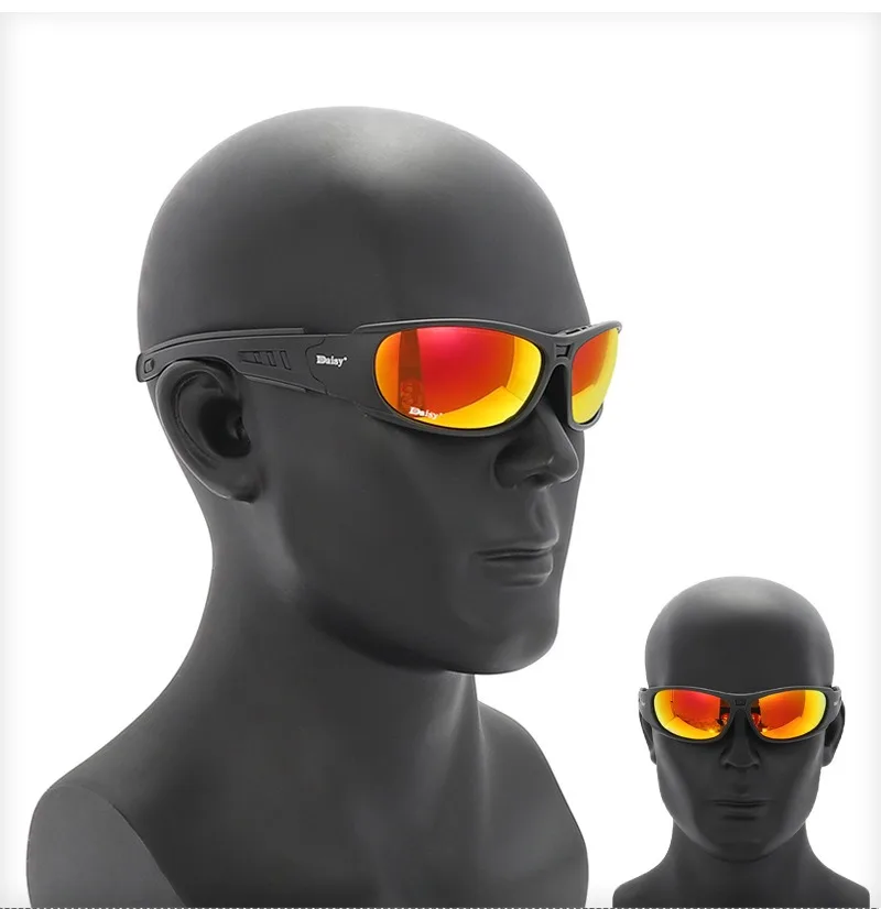 Men's fashion sunglasses showing polarized mirror lenses and anti-reflective coating.