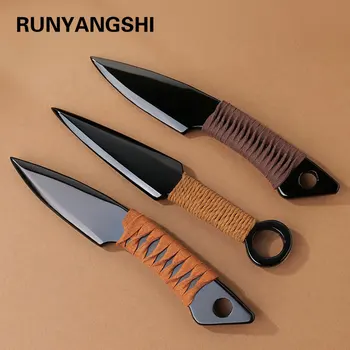 1PC Natural Crystal Obsidian Dagger Original Stone Model Knife Polishing Unbladed Knife Model Crystal Crafts 1