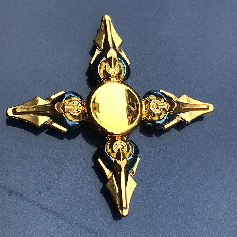 Vibrant Zinc Alloy Fidget Spinner with Smooth Bearings for Stress Relief and Fun
