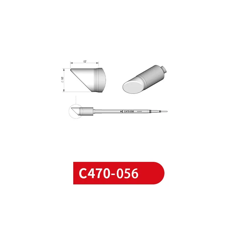 

C470 056 Soldering Tip For T470 Handle Compatible for Jbc HDE Soldering Station C470 Replacements Tools