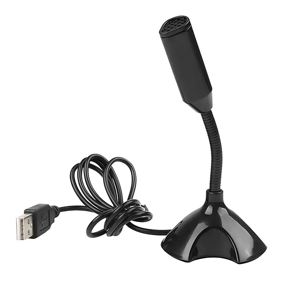 USB Wired Microphone For Laptop Computer Noise Reduction Microphone Studio Singing Gaming Streaming Mikrofon With Stand Mic