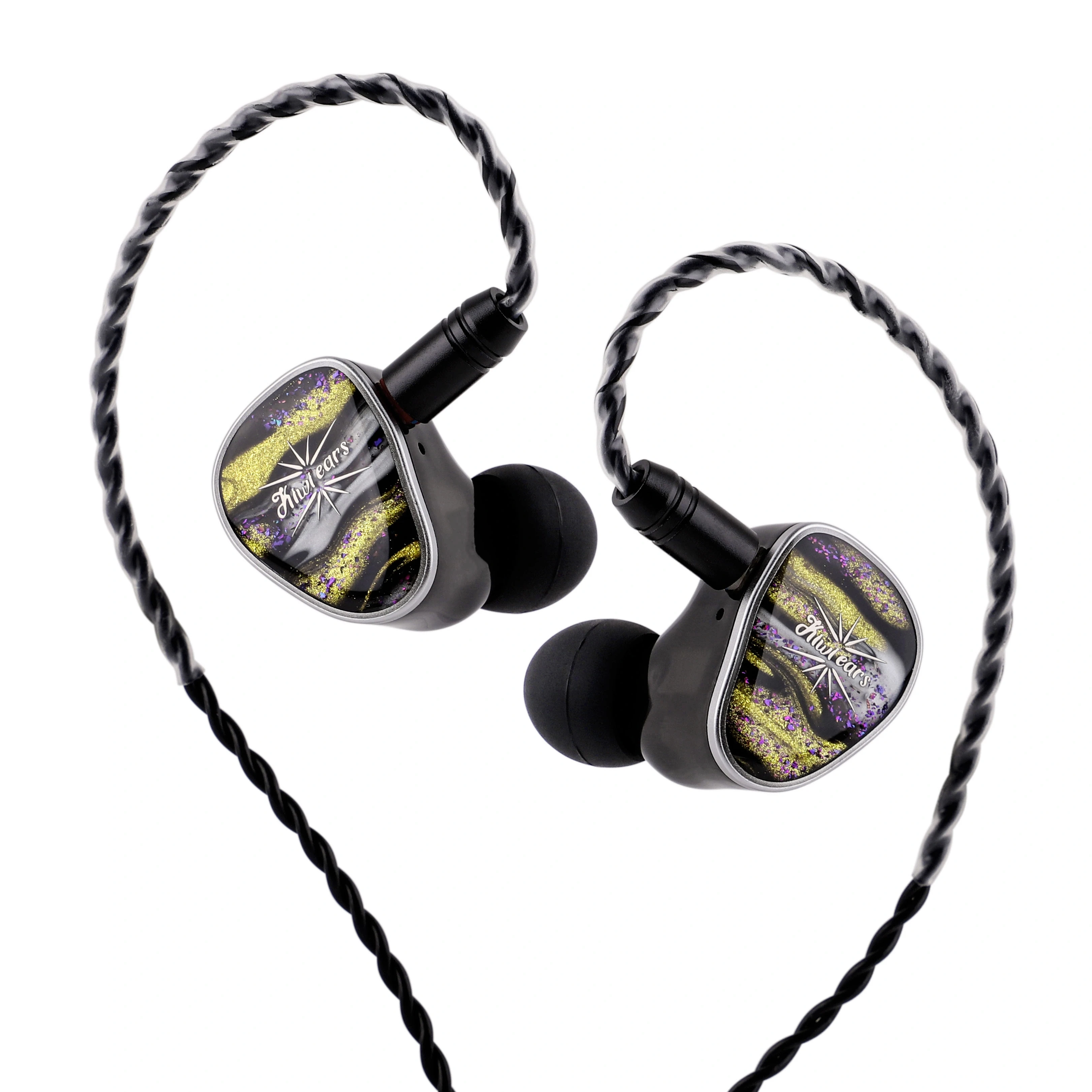 Kiwi Ears Étude Beryllium DD + 3BA + Vibration Transducer HIFI IEM Earphone with Precision Tuning Wired Earbuds