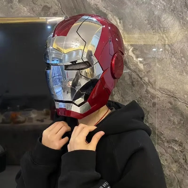 2025 Nuovo 1:1 Marvel Iron Man Mk5 Casco Elettrico Multi-Pezzo di