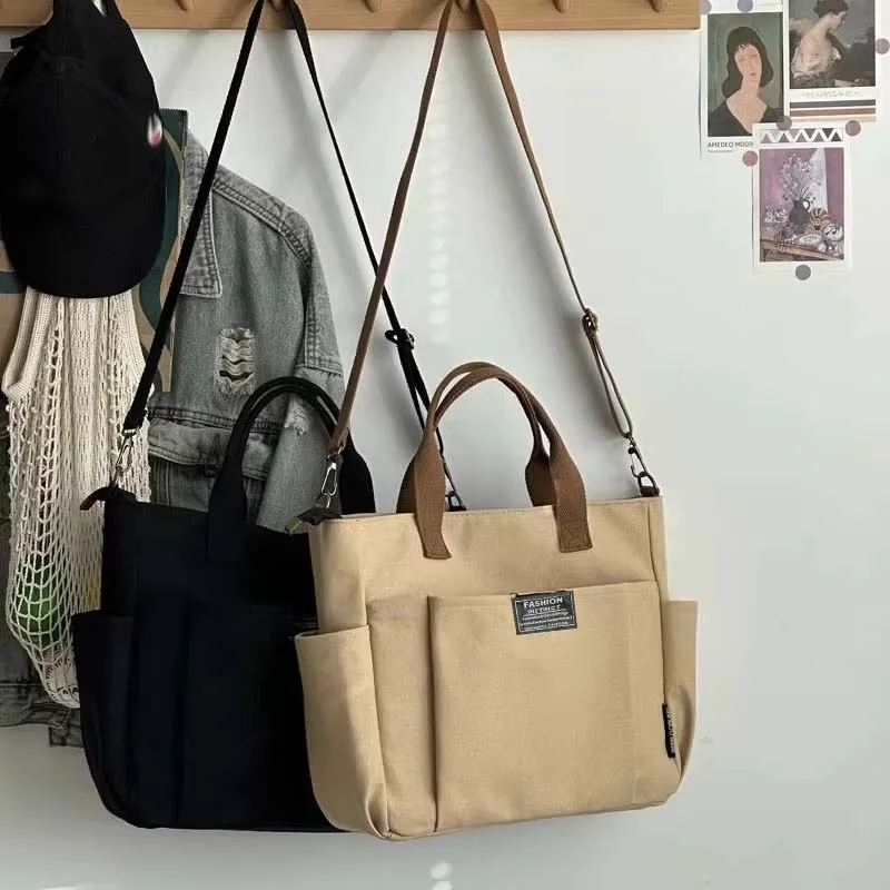 Canvas Ladies Large Capacity Commuter Shoulder Bag
