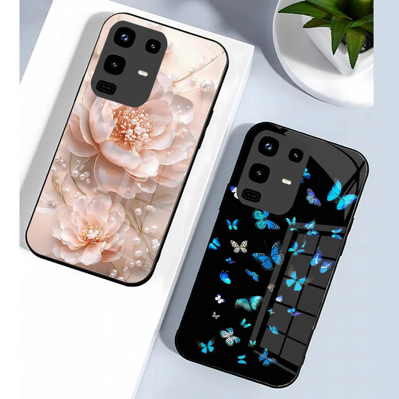 Premium Shockproof Phone Case with Tempered Glass Shell - Enhanced Protection and Style