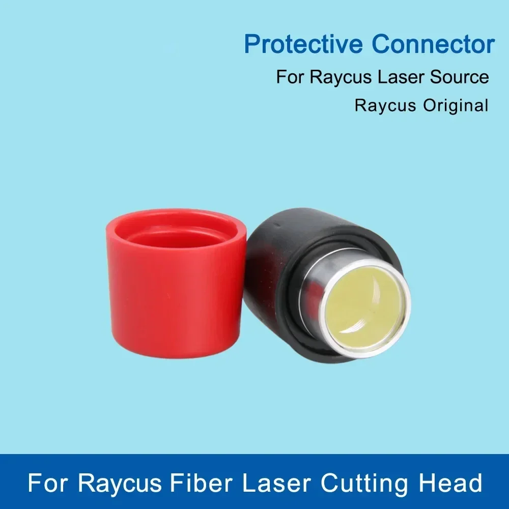 

LSKCSH 10PCS/Lot Raycus Output Connector Protective Lens Group QBH for Raycus Raytools Bodor Fiber Laser cutting Source 0-4KW