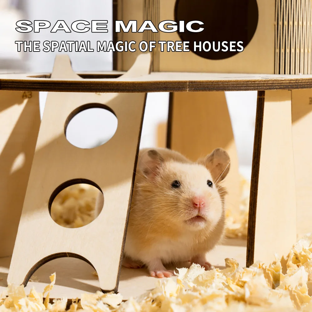 Hamster Cage Tree House 2