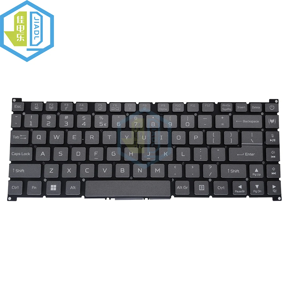 Teclado Retroiluminado Rgb para Acer Predator Triton Inglês Eua Pt51652s Pt516-51s 300se Pt314-51s Sg04p-p12e3l - Imagem 3