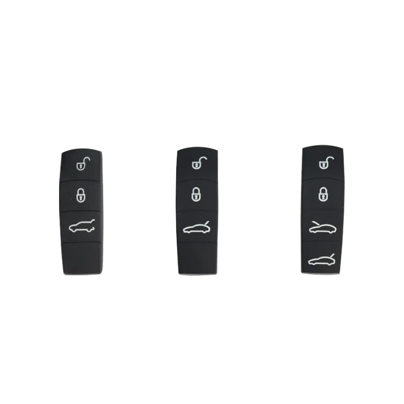 For Porsche Boxster Cayenne Cayman Macan Panamera 911 Car Remote Key Button Replacement Silicone Key Button Pad