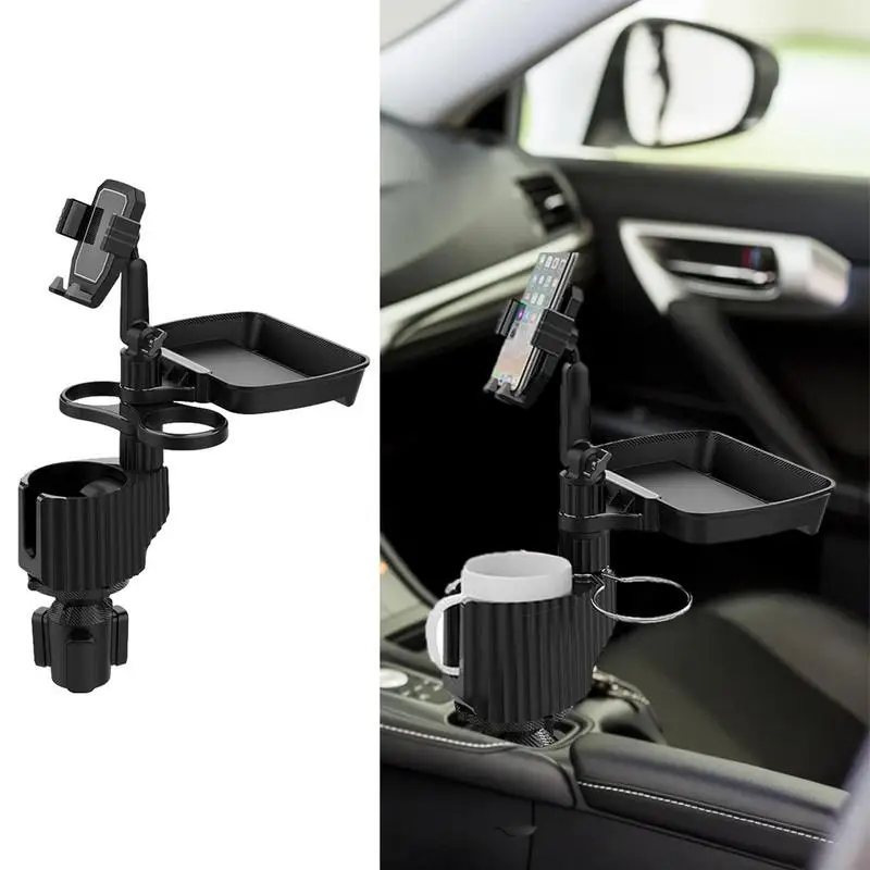 

Cup Holder Expander Multifunctional Phone Slot Car Food Trays Aromatherapy Organizer Food Holder for Drivers and Co-drivers