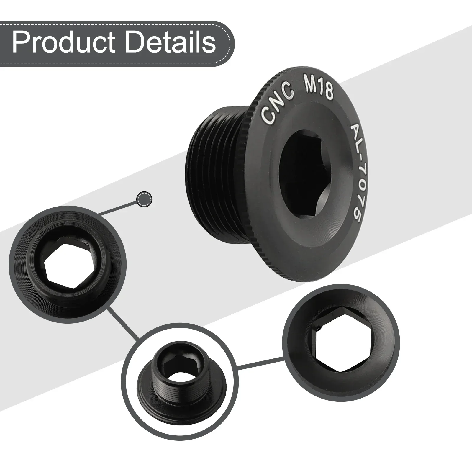 1pc Bike M 18/M19/M20 Cranks Screw CNC Crankset Cover Cycling Parts Bicycle Accessories Prowheel Crank Bolt Cap bicycle parts,bike crankset,bike crank,bike crank cover,bike crank bolt
