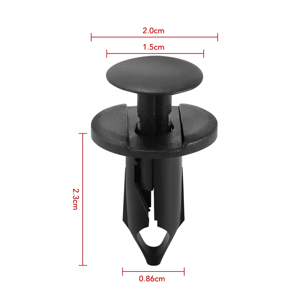 20 шт., крепеж для бампера и крыльев автомобиля, заклепки, зажимы для ...