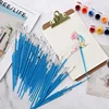 100pcs Paint Brushes Set for Kids Acrylic with Flat Round Pointed Paint Brushes Craft Watercolor Oil Painting Brushes 5