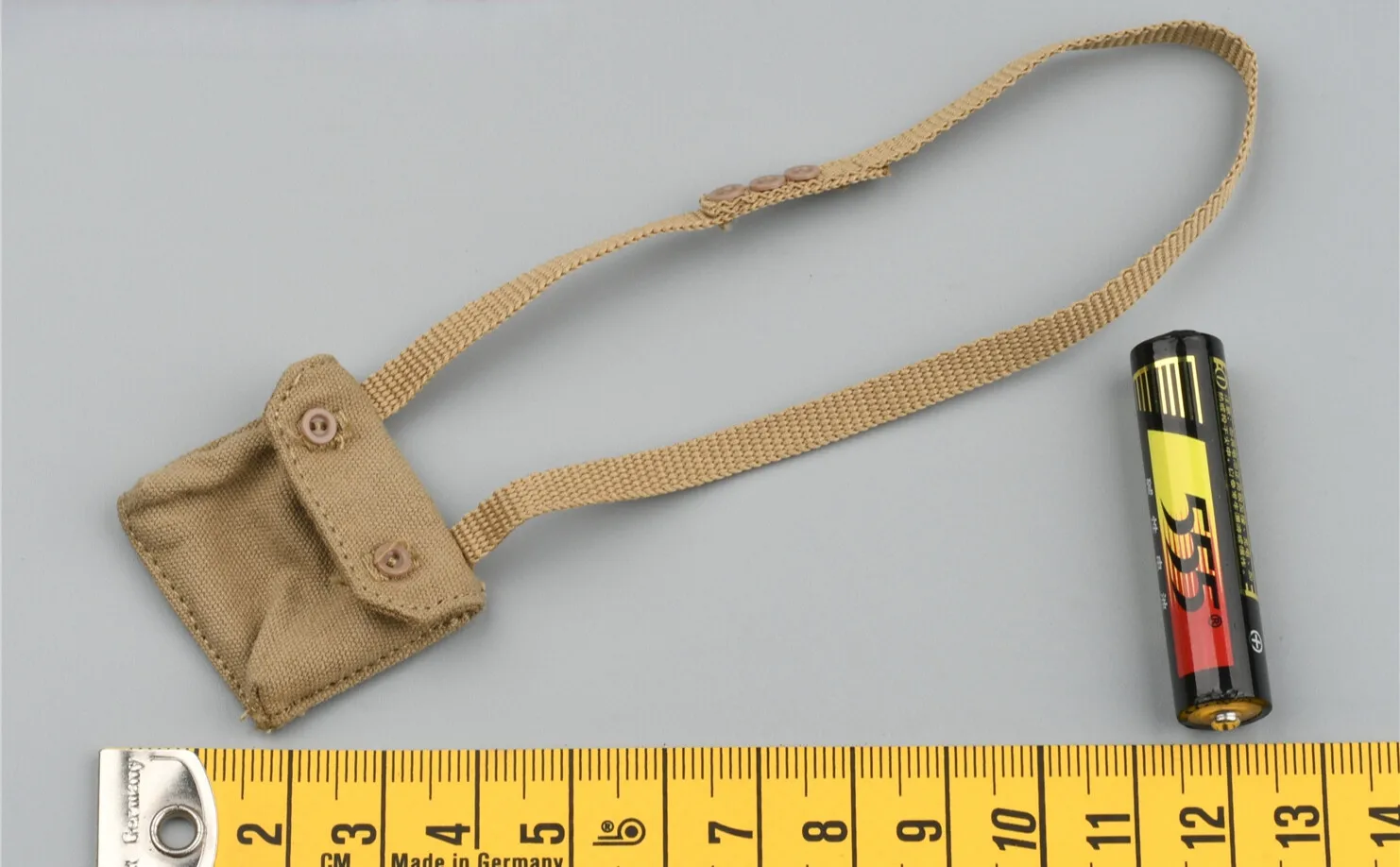 DID B11013 12``WWI 영국 보병용 1/6 스케일 군인 뮤제트 가방 모델