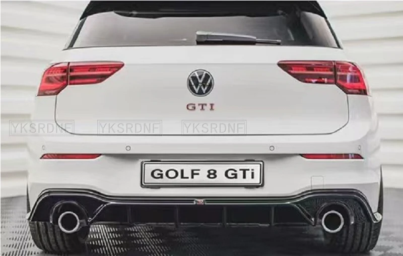 Car Bumper Spoiler Rear Side Splitter Spoiler Lip For Volkswagen Golf 8 GTI Max