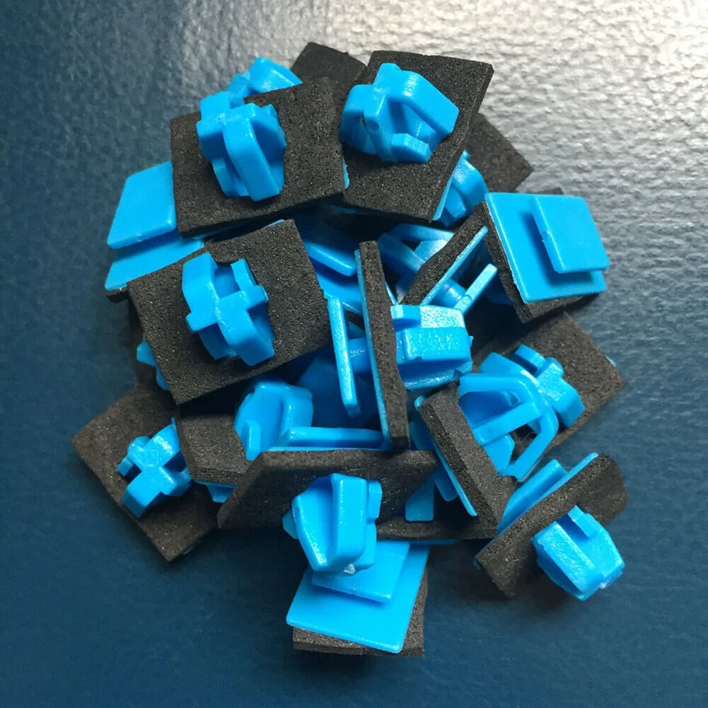 Clips 30PCS Car Plastic Side Moulding And Door Trim Fit For Hyundai Santa Fe For Kia Sportage 877561F000 87756-1F000 car fastener clips car retainer clips auto fastener clips car fastener clip auto fastener clip kit