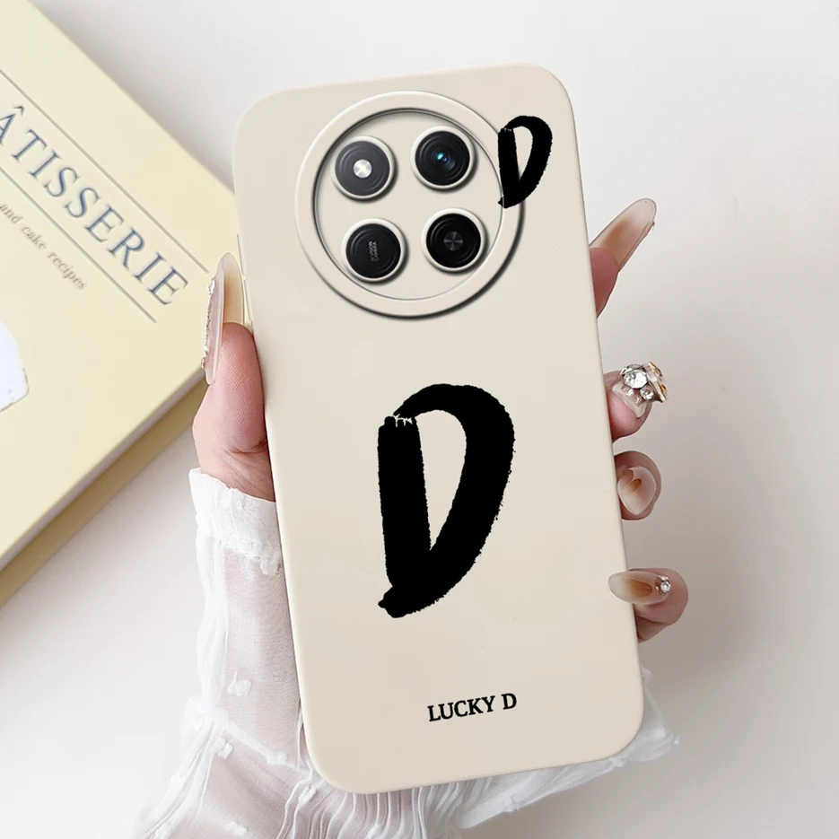 Cute Lucky Letters Soft Silicone Case - Stylish Protective Cover