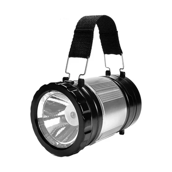 LED Camping Lantern Rechargeable Camping Lamp Stretching Horselight CO B With 1 Flashlight Emergencies Hiking Camping Equipment 5