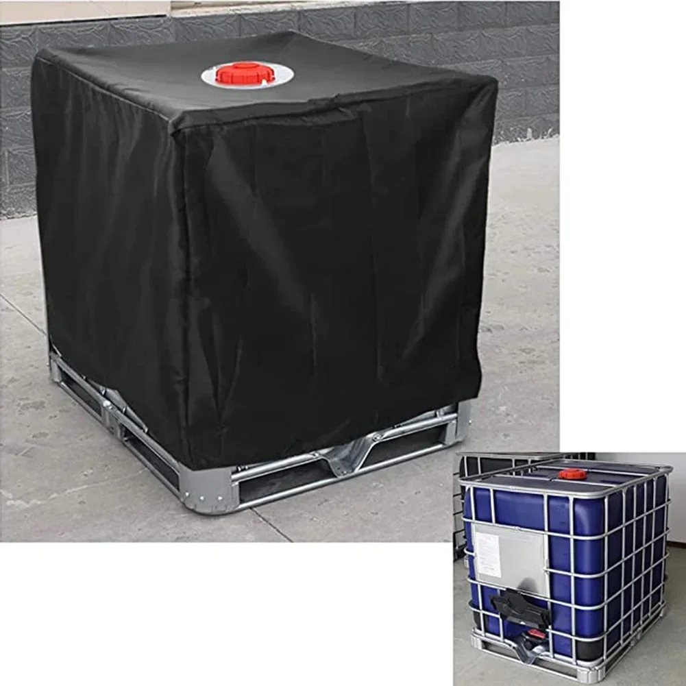 1000L IBC Container Aluminum Foil Cover Outdoor Water Tank Cover Dustproof UV Protection With Zipper IBC Tank Cover Tote Water Tank Cover