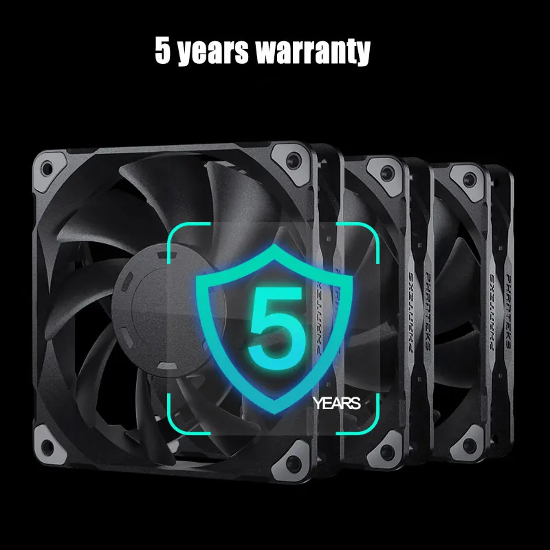 Phanteks-ventilador Silencioso para Cpu Rolamento Fdb em Cascata Alto Fluxo de ar M25-f140 F120 140 mm 120 mm Pinos Pwm 4002000rpm - Imagem 4