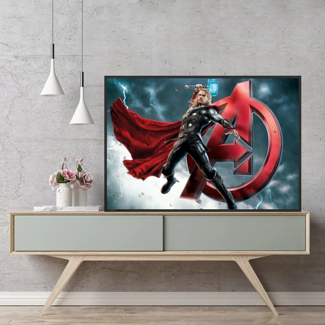 5d Diamond Painting Marvel Avengers  5d Diy Diamond Painting Avengers - 5d  Diamond - Aliexpress