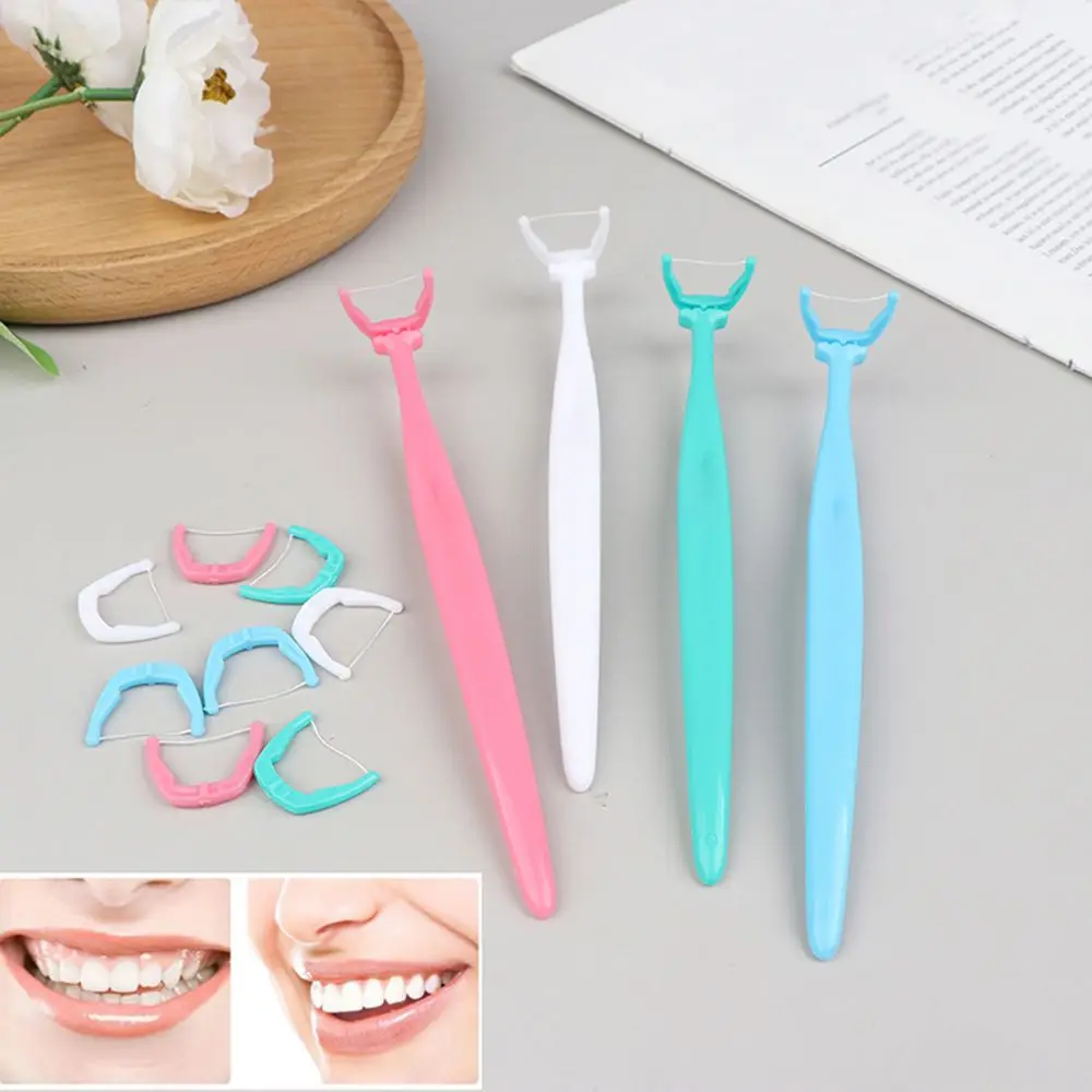 

Tooth Clean Oral Hygiene Care Oral Cleaning Care Toothpicks Disposable Floss Thread Teeth Stick Dental Flosser Picks