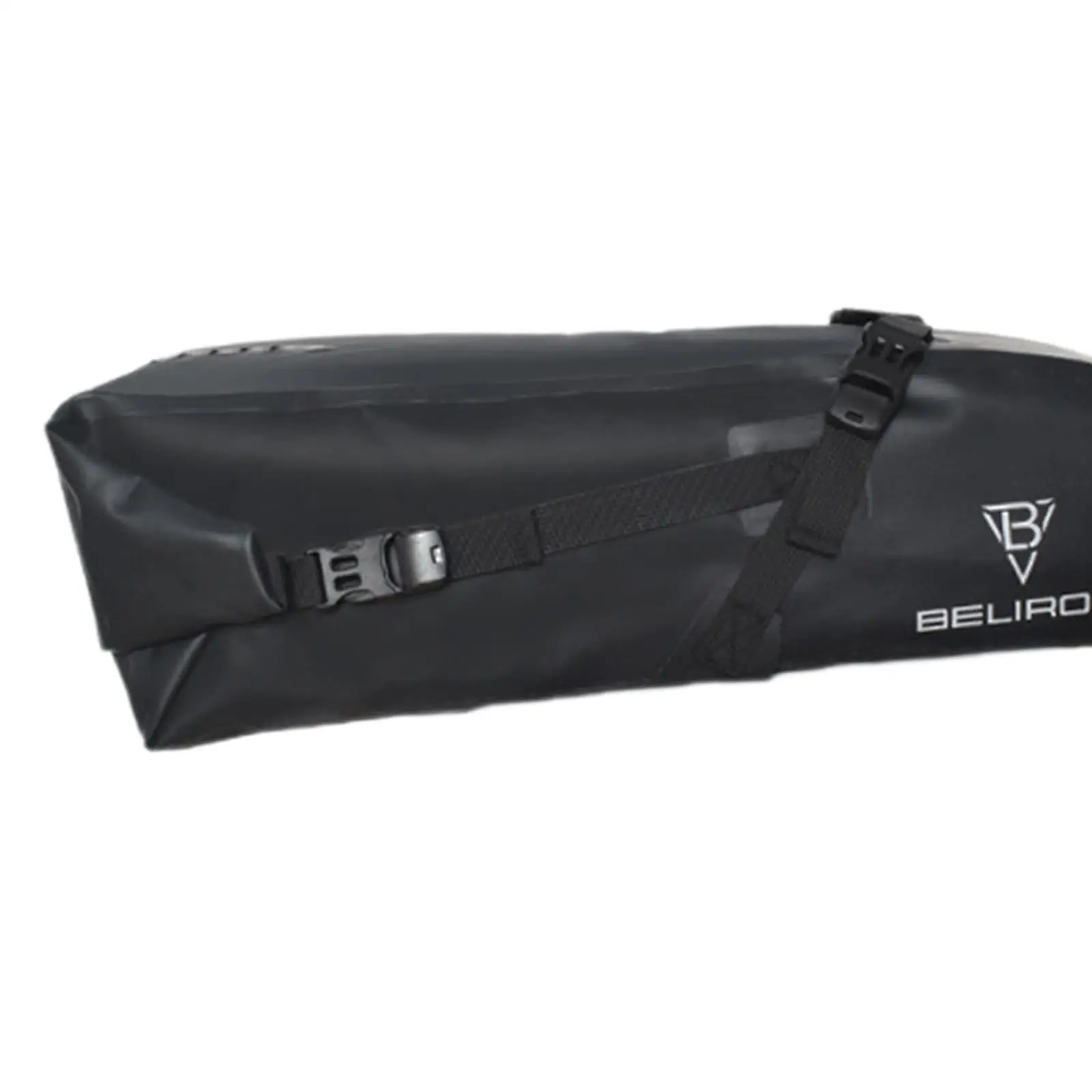 Bike Saddle Bag Bicycle Saddle Bag Riding Equipment Tool Bag Waterproof under Seat Rolled up Closure Black Cycling Seat Pouch