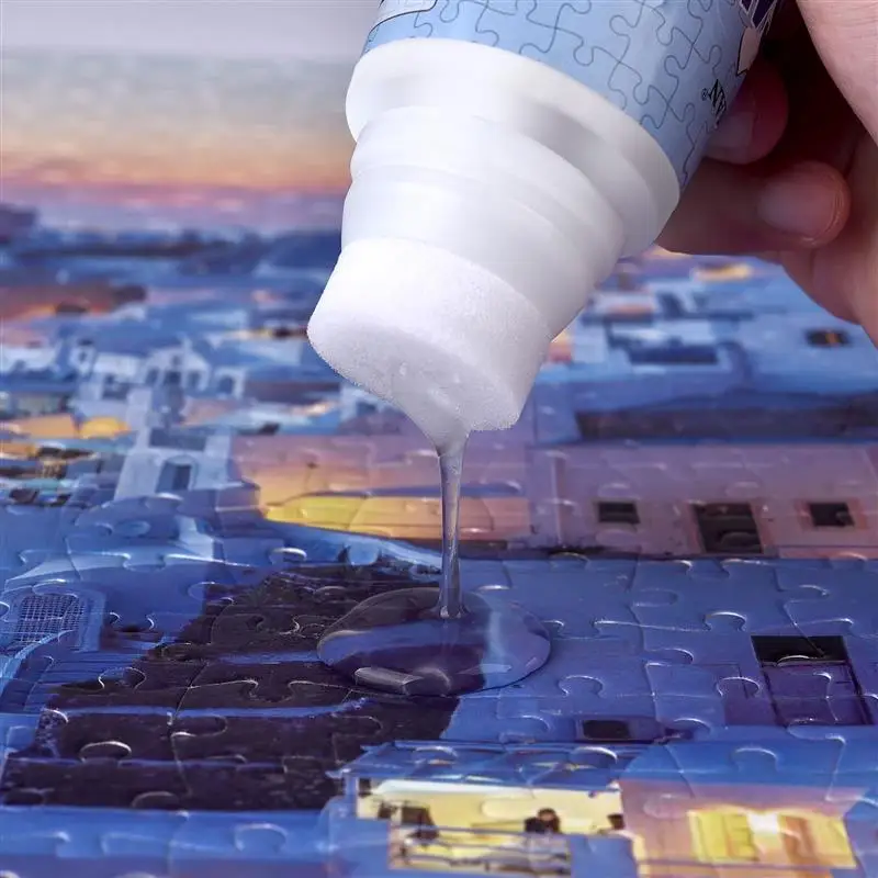 5D Diamond Painting Glue 5D Diamond Painting Sealer Art Glue Continuous Hold Gloss Effect Puzzle 120ml/Bottle Puzzle Highlight Glue Artwork Maintenance Diamond Painting Glue