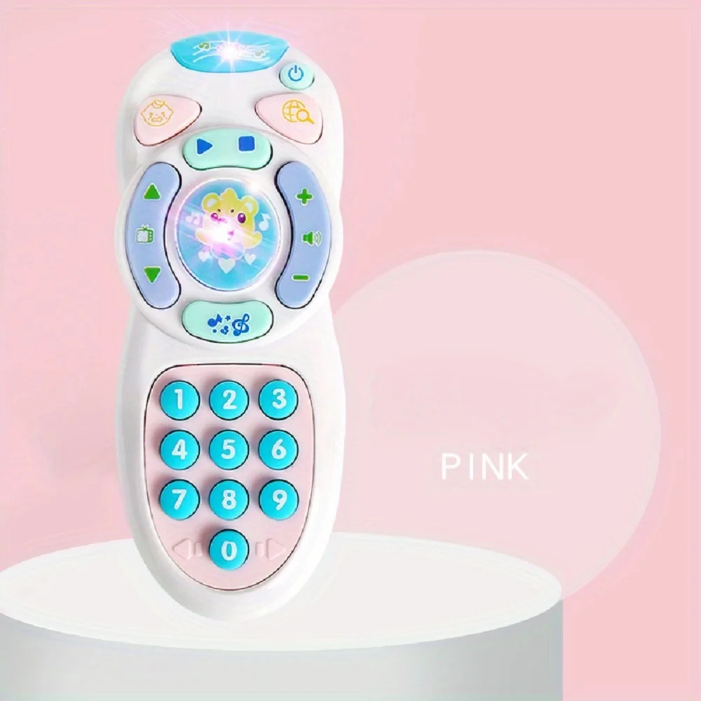 Baby baby soothing and anti-crying toy 0-2 years old light music anti-crying remote control children's early education story mac