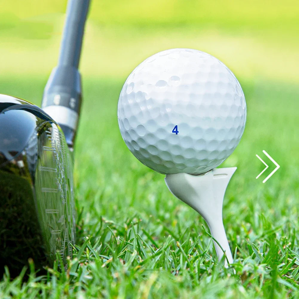 Description Picture 6 of item20/40PCS BambooGolf Tees Holder Ball Nail 10 Degree Oblique Insertion Reusable Tee for golfer gift golf ball holder 골프tee