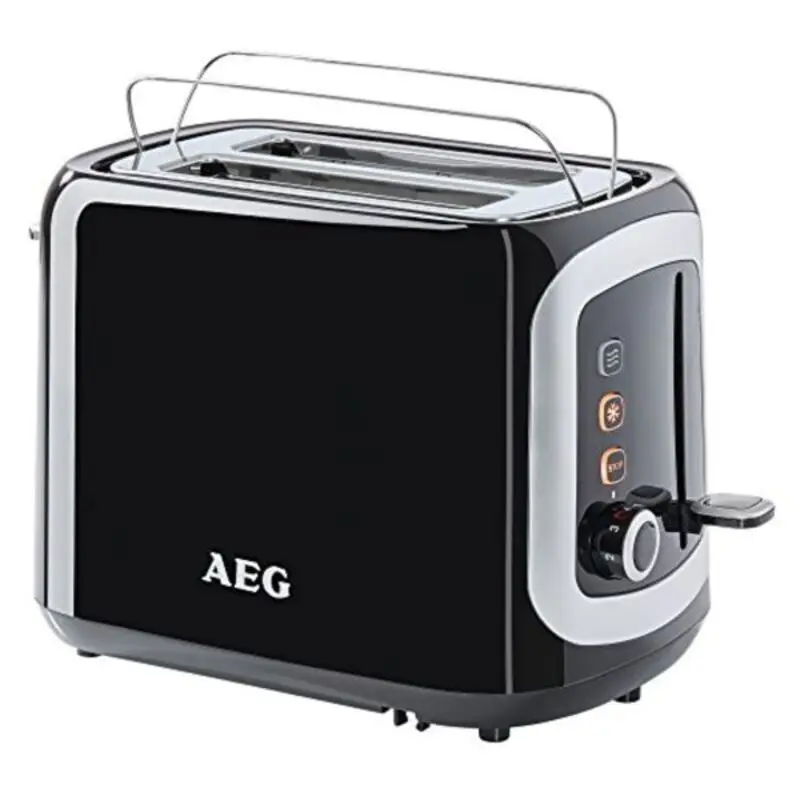 Toaster Aeg AT3300 940W Black Black/Silver 940 WToasters AliExpress